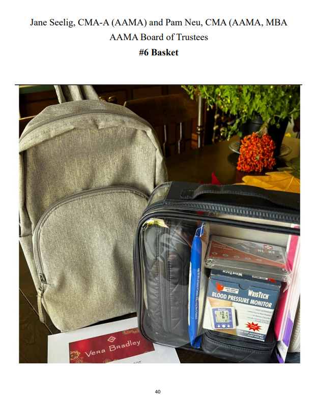 AAMA Board of Trustees Basket